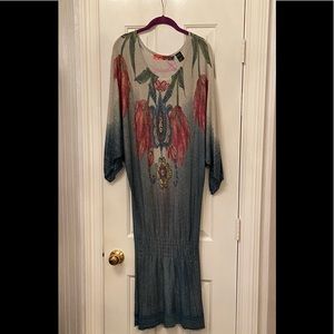 Desigual vibrant, shimmery dress